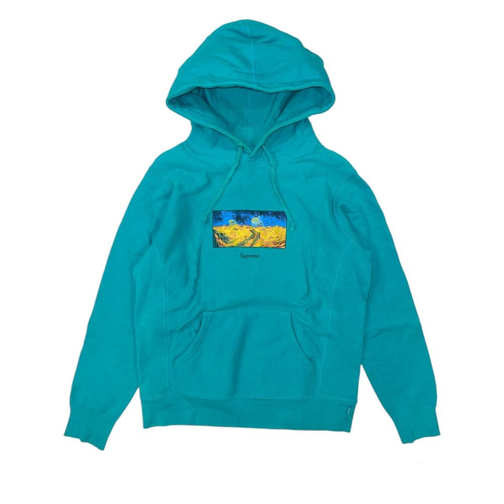 Supreme SS17 Van Gogh Landscape Painting Hoodie